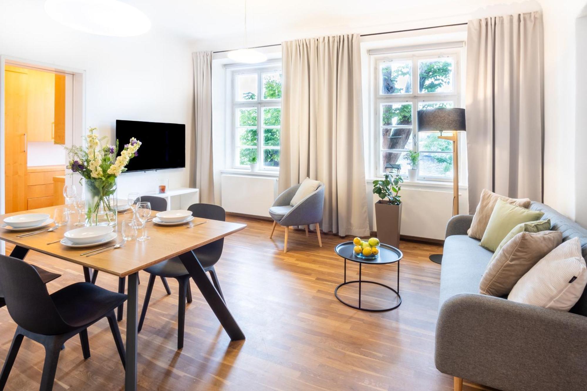 River View Apartment Praha Bagian luar foto