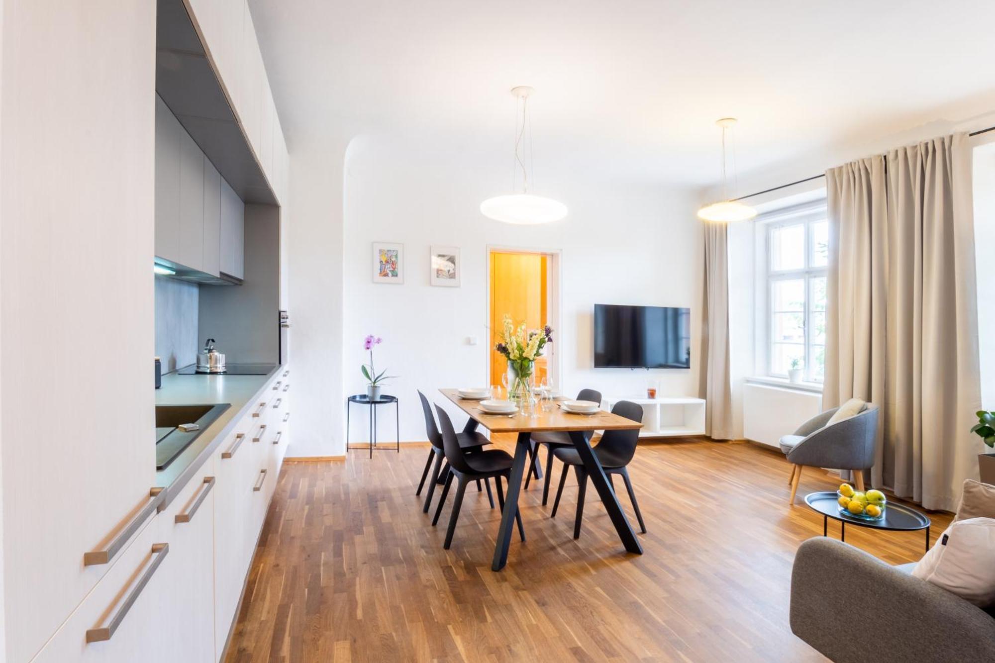 River View Apartment Praha Bagian luar foto